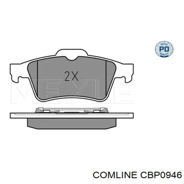 Колодки дисковые  Comline CBP0946 цена, от 13.61 USD