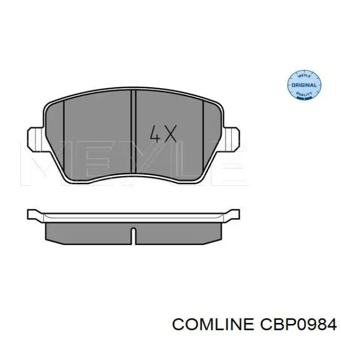 Колодки Comline CBP0984 цена, от 18.38 USD