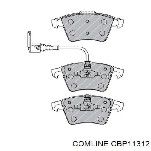Колодки Comline CBP11312 цена, от 25.63 USD