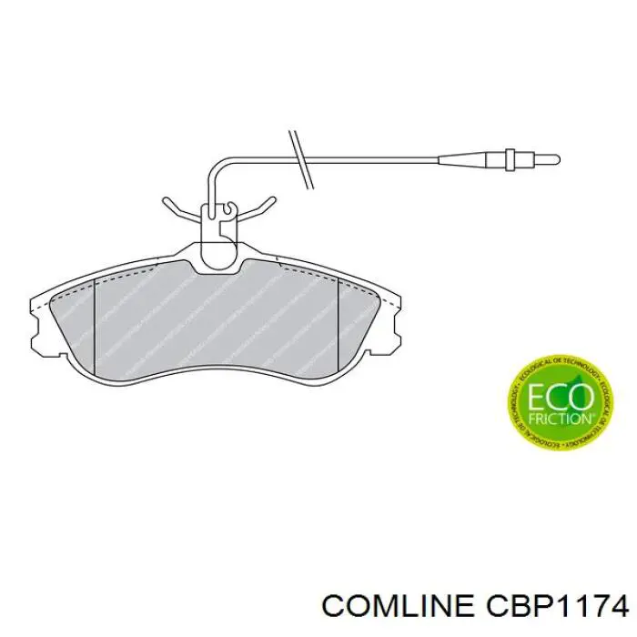 Купить CBP1174 Comline Колодки тормозные