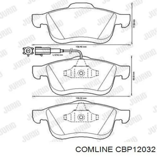 Купить CBP12032 Comline Колодки тормозные