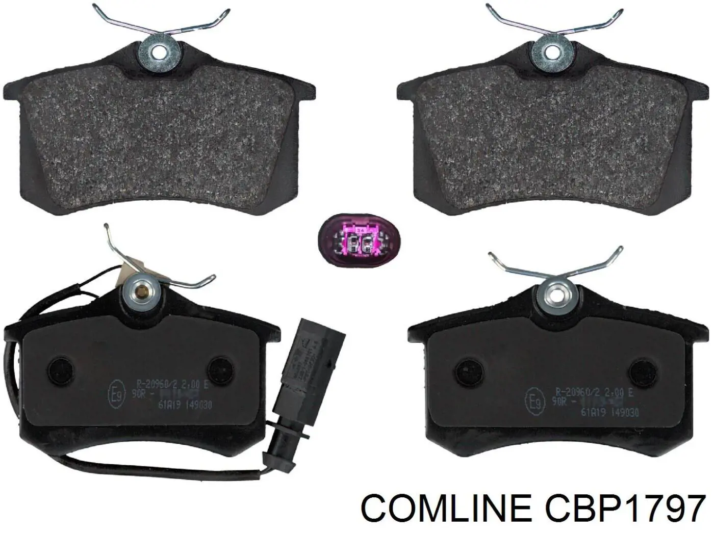 Задние тормозные колодки CBP1797 Comline