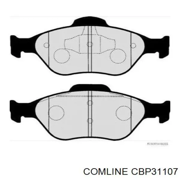 Передние тормозные колодки CBP31107 Comline