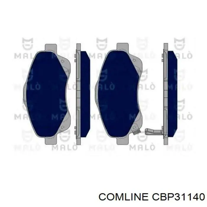 Передние тормозные колодки CBP31140 Comline