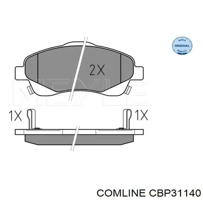 Купить CBP31140 Comline Колодки тормозные