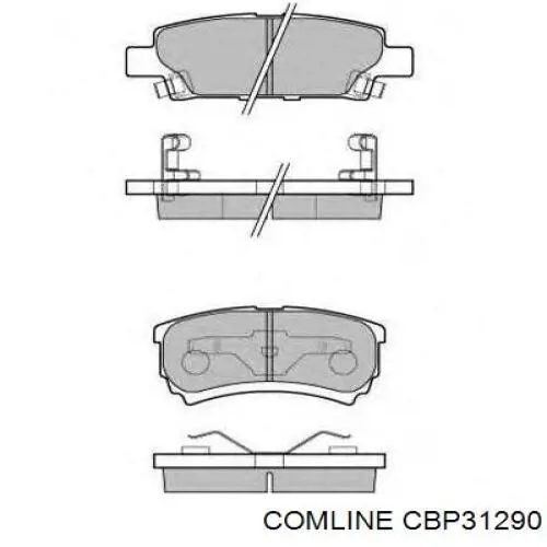 CBP31290 Comline Колодки тормозные дисковые комплект