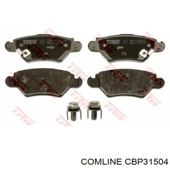 Задние тормозные колодки CBP31504 Comline