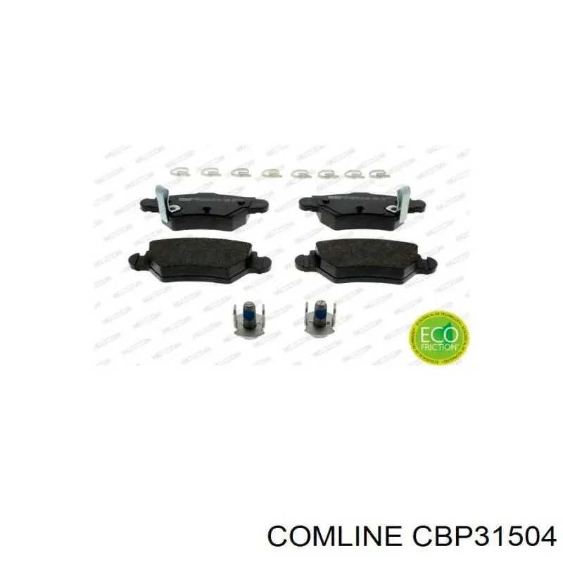 CBP31504 Comline Колодки тормозные дисковые комплект