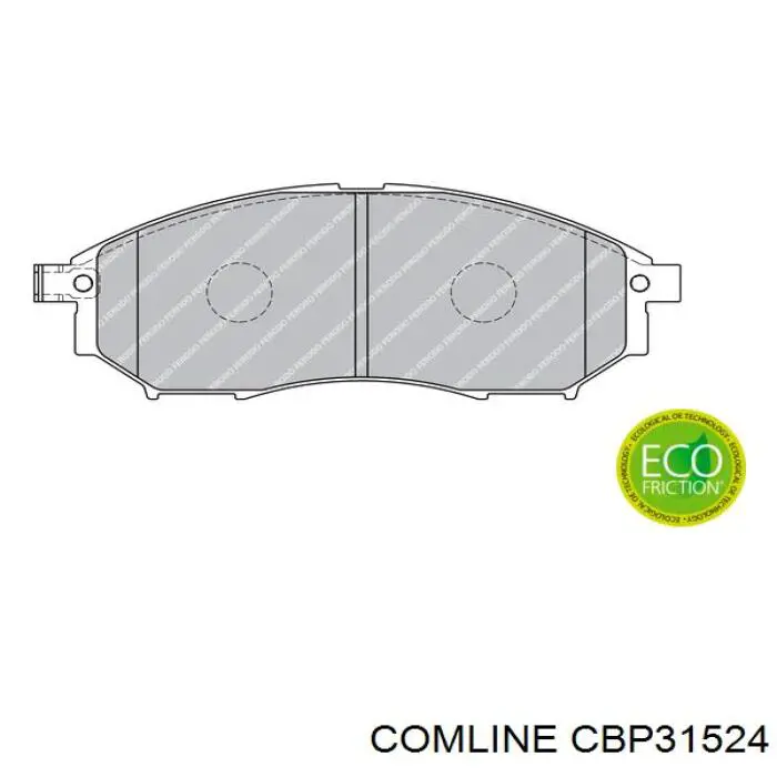 Передние тормозные колодки CBP31524 Comline