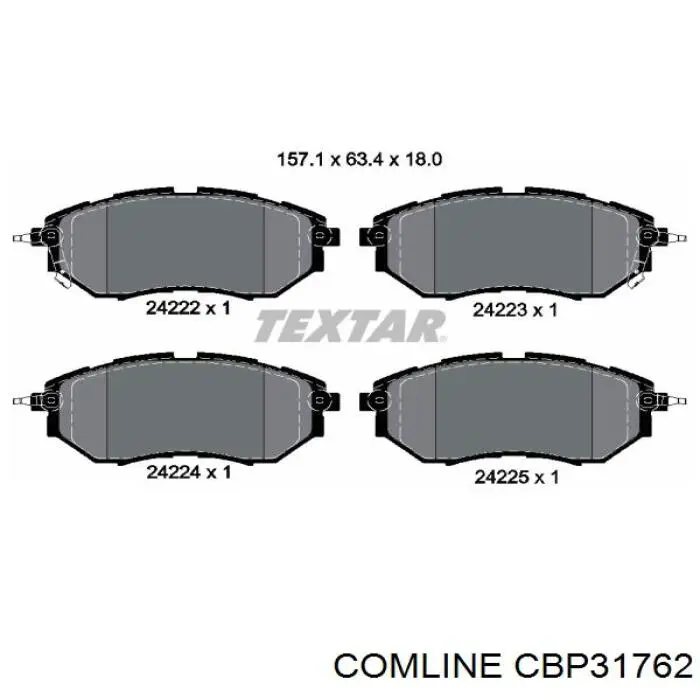 Купить CBP31762 Comline Колодки тормозные
