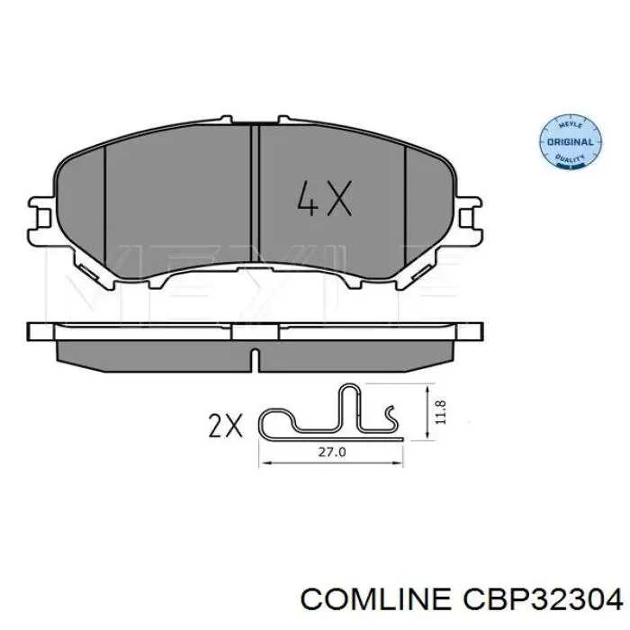 Купить CBP32304 Comline Колодки тормозные