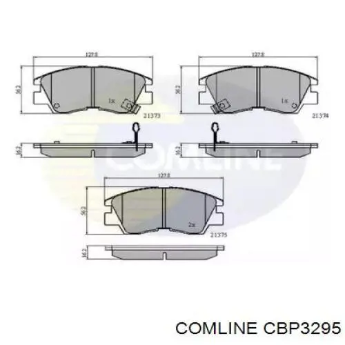 CBP3295 Comline колодки тормозные передние дисковые