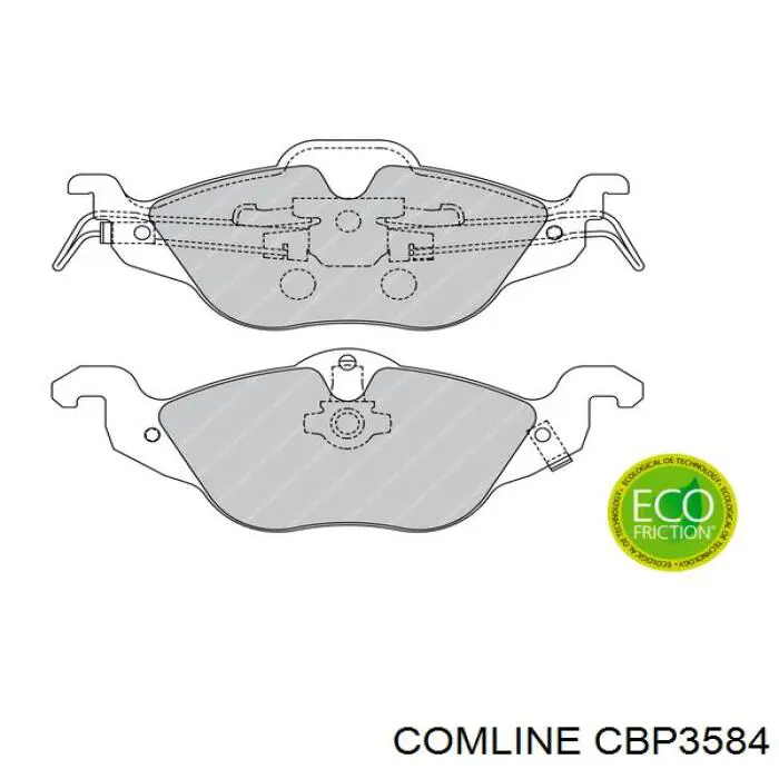 CBP3584 Comline Колодки передние