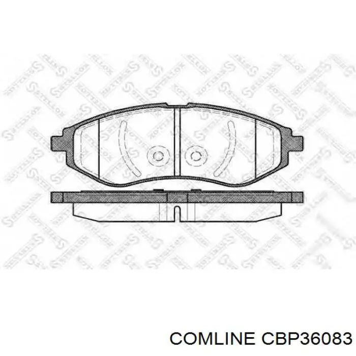 Передние тормозные колодки CBP36083 Comline