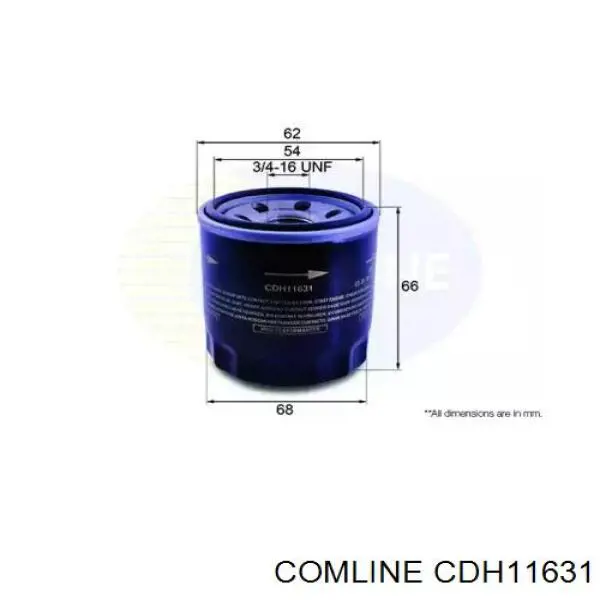 CDH11631 Comline filtro de óleo