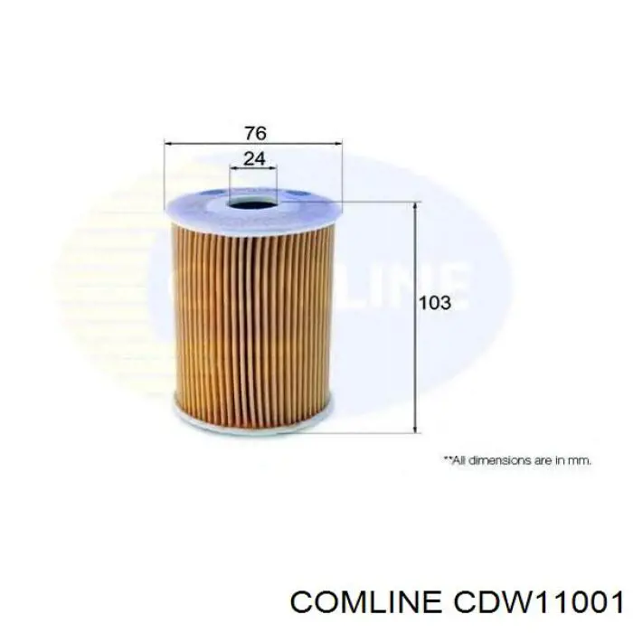 CDW11001 Comline Корпус маслофильтра