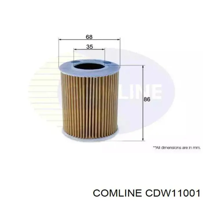 Корпус масляного фильтра CDW11001 Comline