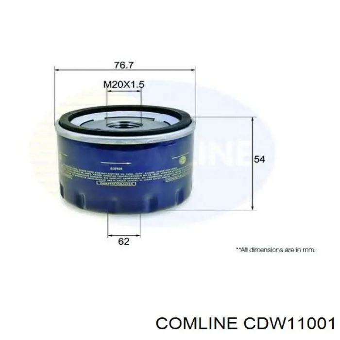 Купить CDW11001 Comline Корпус масляного фильтра