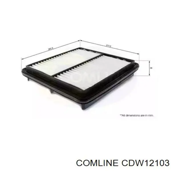CDW12103 Comline filtro de ar
