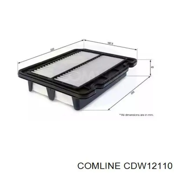 CDW12110 Comline filtro de ar