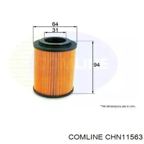 Масляный фильтр CHN11563 Comline