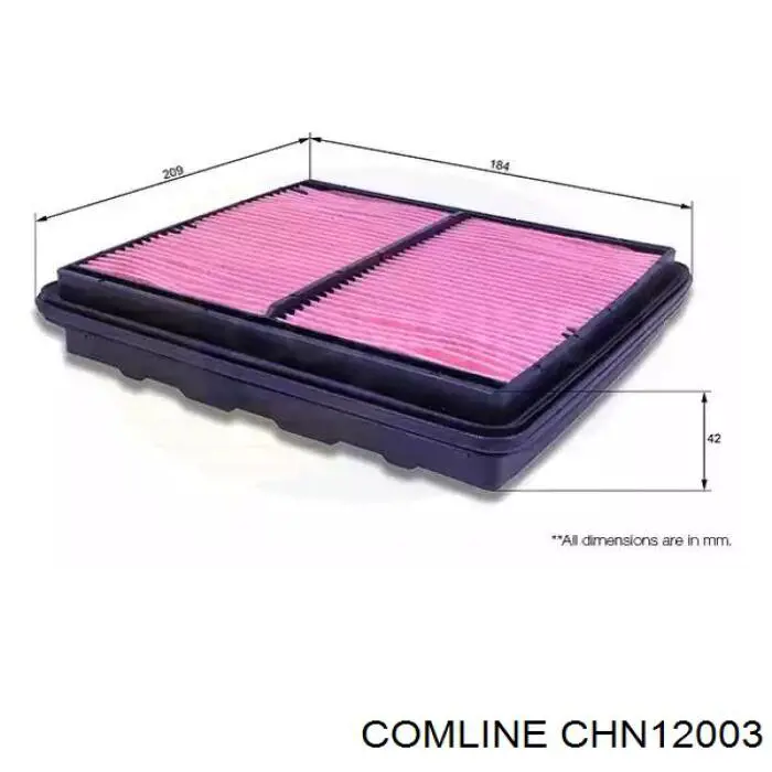 Элемент воздушного фильтра Comline CHN12003 цена, от 4.62 USD