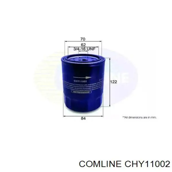 Масляный фильтр CHY11002 Comline