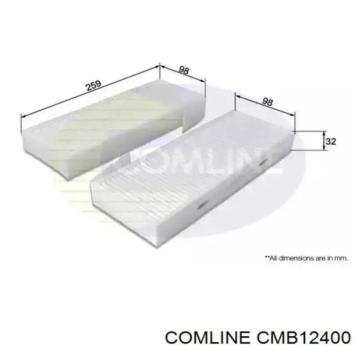 Купить CMB12400 Comline Автомобильный фильтр воздуха