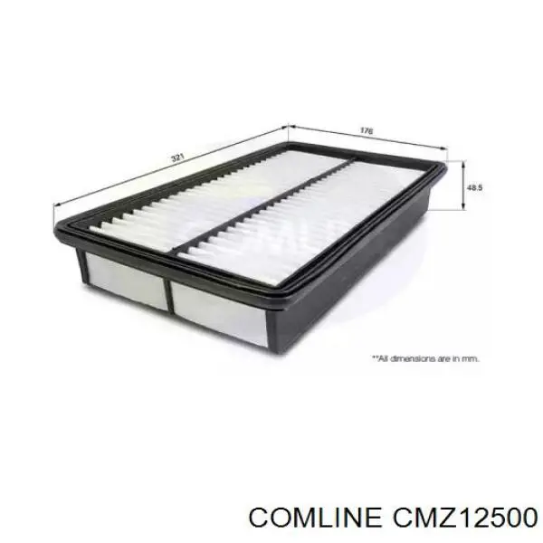 CMZ12500 Comline filtro de ar
