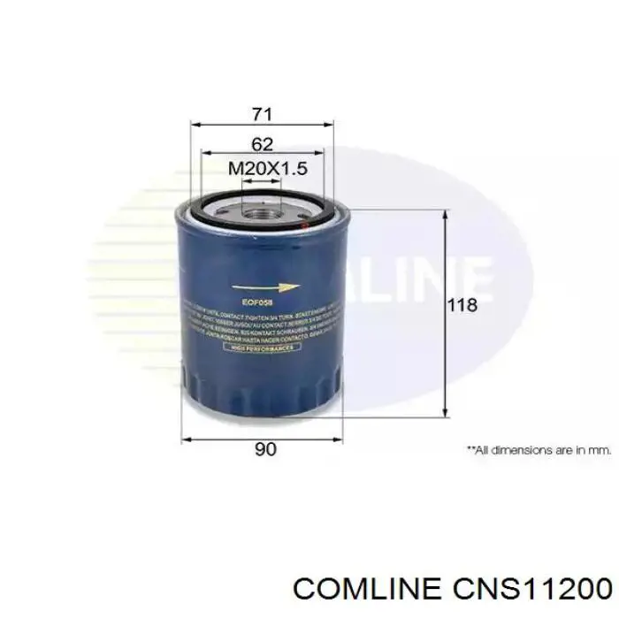Фильтр масла Comline CNS11200