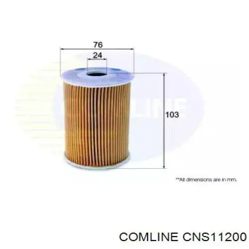 CNS11200 Comline filtro de óleo