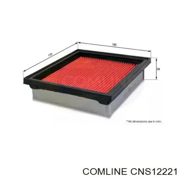 CNS12221 Comline filtro de ar