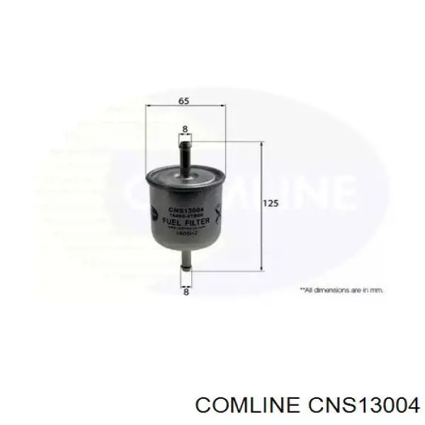 Filtro combustible CNS13004 Comline