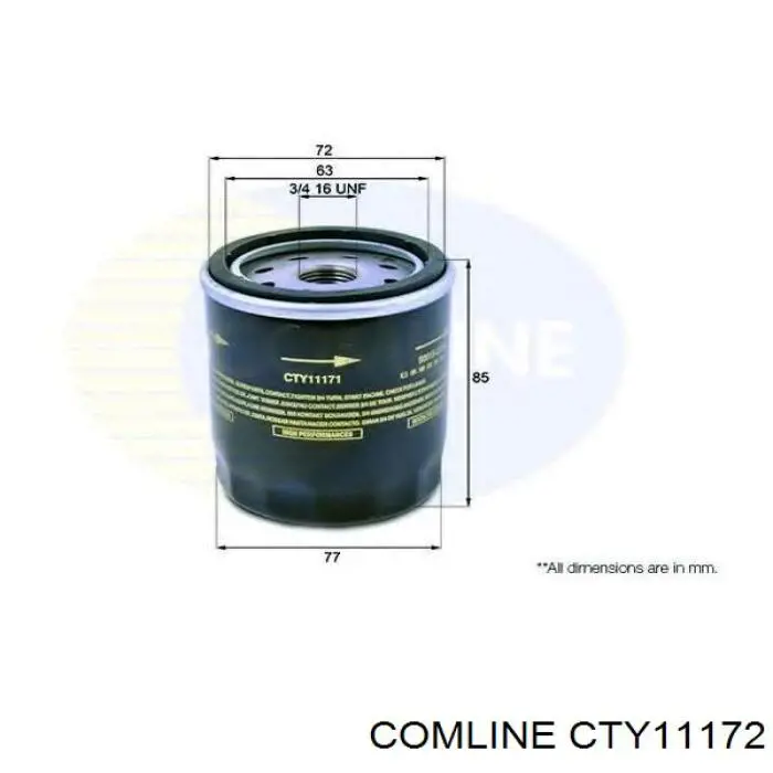 Купить CTY11172 Comline Фильтр центробежный очистки масла