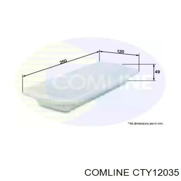 Воздушный фильтр CTY12035 Comline