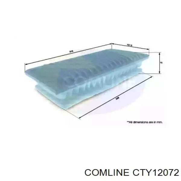 Воздушный фильтр CTY12072 Comline