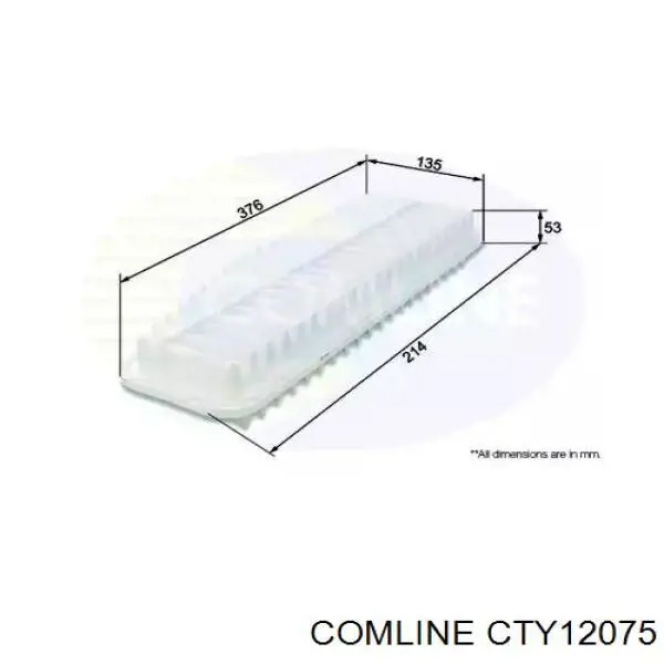 CTY12075 Comline воздушный фильтр