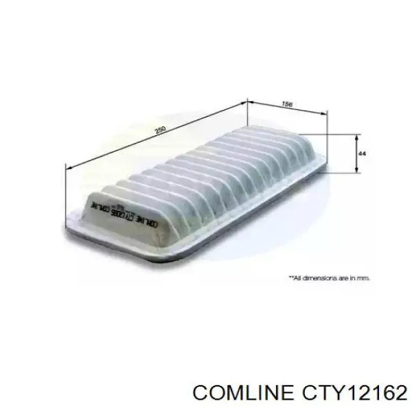 Воздушный фильтр CTY12162 Comline