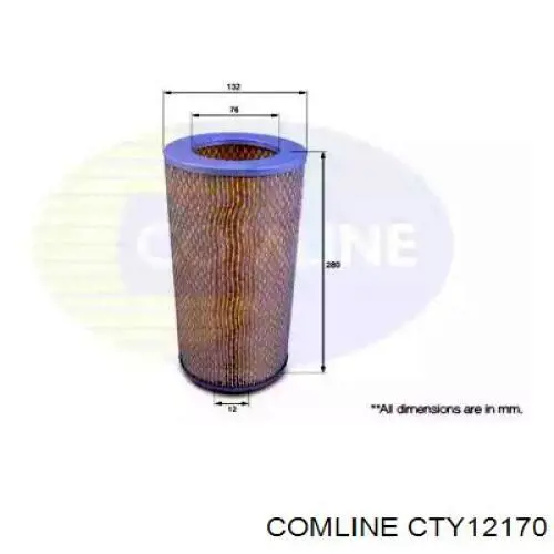 Воздушный фильтр CTY12170 Comline