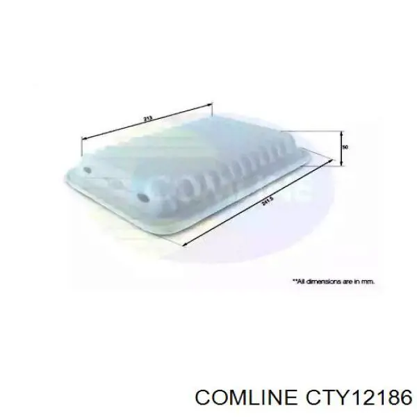 Воздушный фильтр CTY12186 Comline