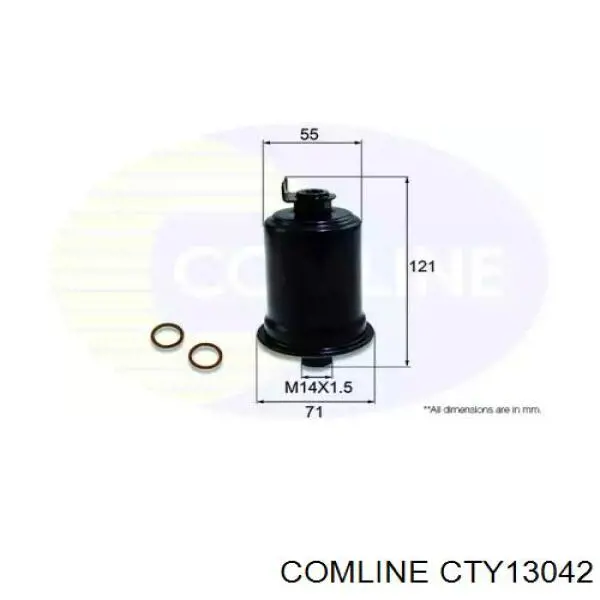 CTY13042 Comline топливный фильтр