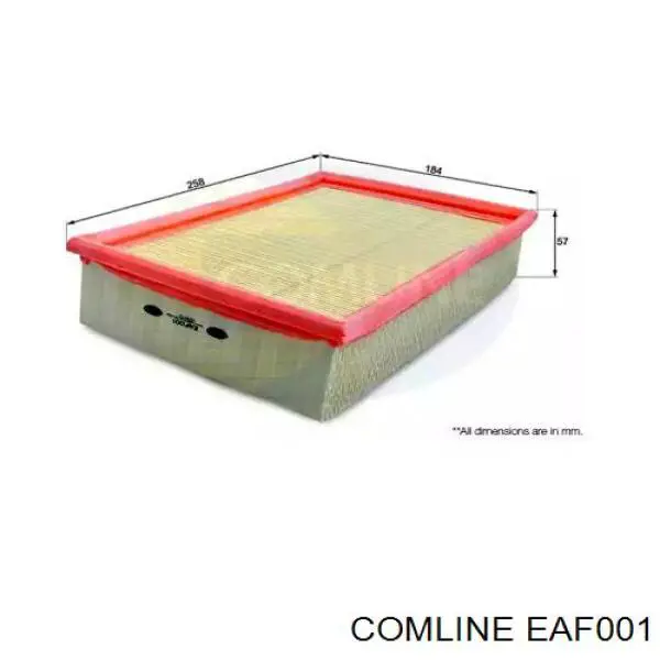 EAF001 Comline воздушный фильтр