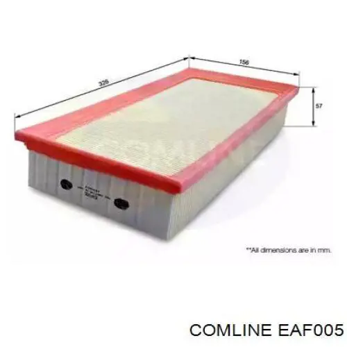 EAF005 Comline воздушный фильтр