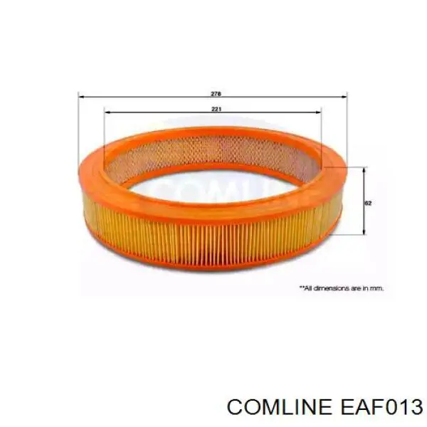 EAF013 Comline воздушный фильтр