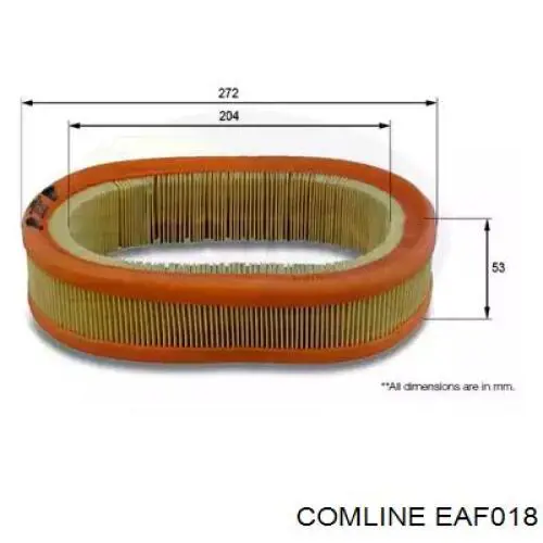 EAF018 Comline воздушный фильтр