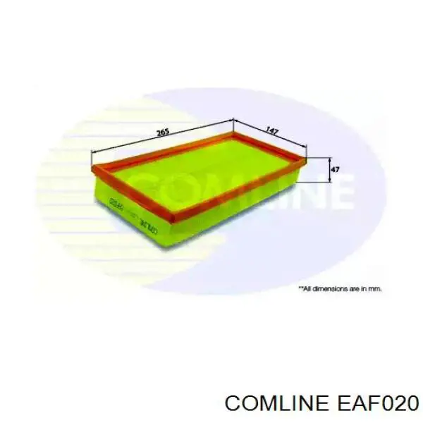 Воздушный фильтр EAF020 Comline