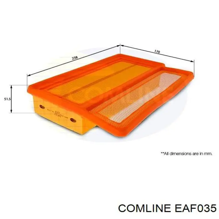 Фильтр воздушный Comline EAF035