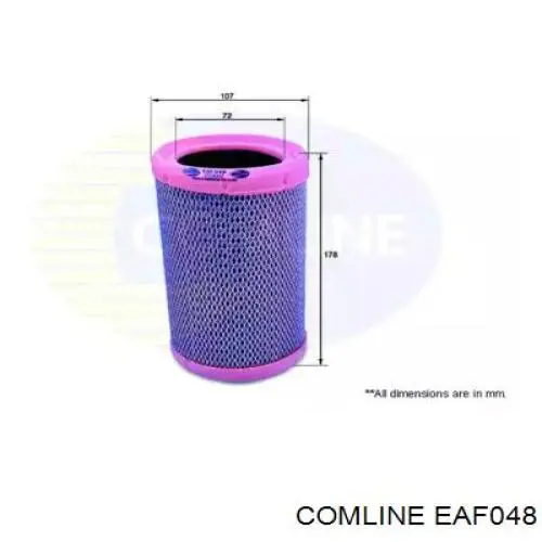 Воздушный фильтр EAF048 Comline