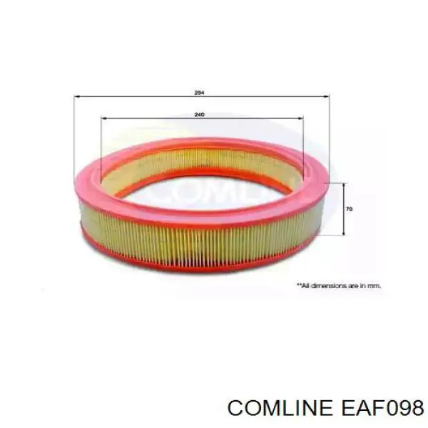 EAF098 Comline воздушный фильтр