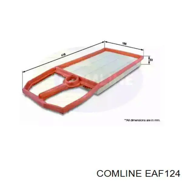 Воздушный фильтр EAF124 Comline